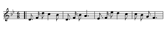 Rock-a-bye Baby. - staff notation