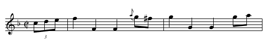 Rocket Hornpipe, The - staff notation