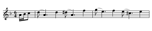 Rockingham Castle - staff notation