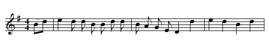 Rocky Mountain Top - staff notation