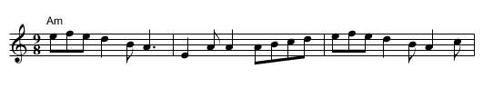 Rocky Road to Dublin - staff notation