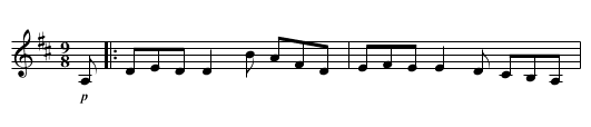 Rodger de Calverley. Le4.231 - staff notation