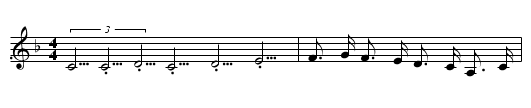 Rody McCorley (2) - staff notation