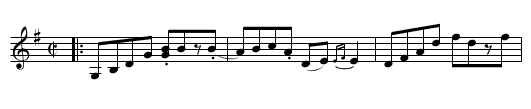 Roger Bontemps - staff notation