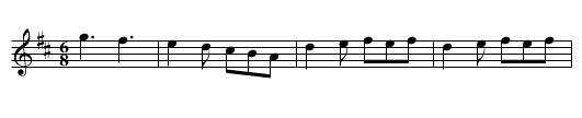 Roger de Covery - staff notation