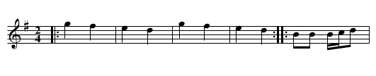 Roges March. JBut.136, The - staff notation