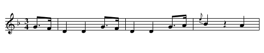 Róisín Dubh [1] - staff notation