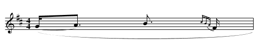 Róisín Dubh - staff notation