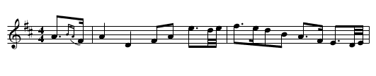 Roisin Dubh - staff notation