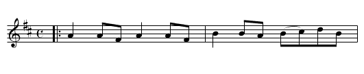 ROLL HER ON THE HILL - staff notation
