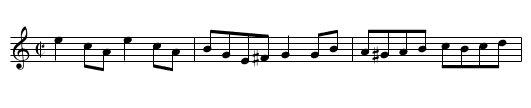 Rolling down the Hill [2] - staff notation