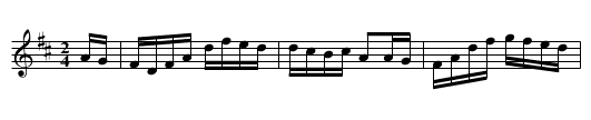 ROLLING HORNPIPE - staff notation