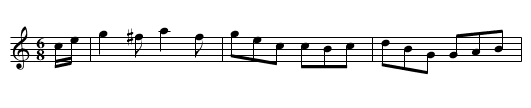 Rolling off a Log - staff notation