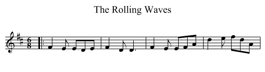Rolling Waves, The  - staff notation