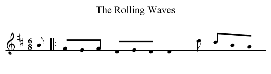 Rolling Waves, The  - staff notation