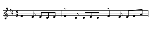 Rolling Waves - staff notation
