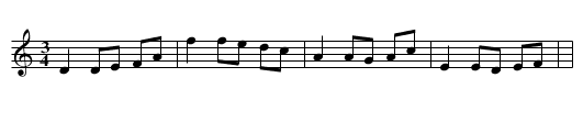 Roly Gentle - staff notation