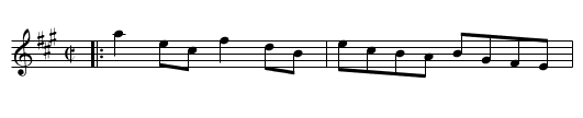 Roman Eagle - staff notation