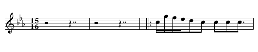 Romska Gaida - staff notation