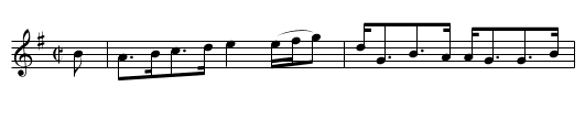 Ronald Kennedy's Strathspey - staff notation