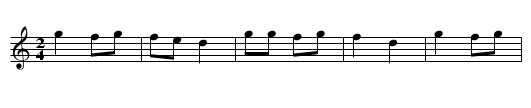 Rond a francois Lefeufre - staff notation
