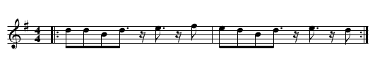 ROND DE LOUDEAC 1 - staff notation
