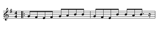 ROND DE LOUDEAC 3 - staff notation