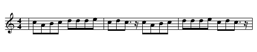 ROND PALUDIER - staff notation
