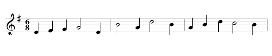 Rondeau de Lagardère 1 - staff notation