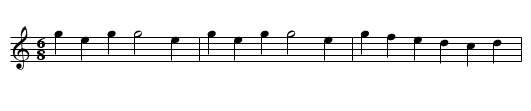 Rondeau d'Ernest Lurdes 1 - staff notation