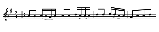 RONDEAU - staff notation