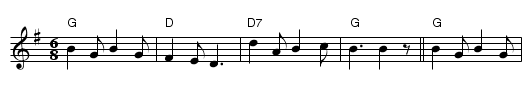 Rondinella - staff notation