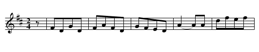 Rondo.2voices RH.439 - staff notation