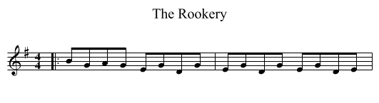 Rookery, The  - staff notation