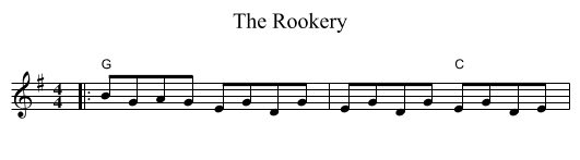 Rookery, The  - staff notation
