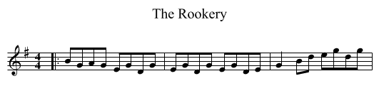 Rookery, The  - staff notation