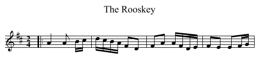 Rooskey, The  - staff notation