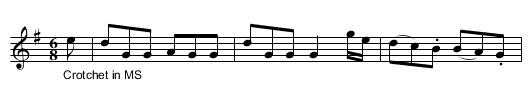 Rory O Moore. Dal.031 - staff notation