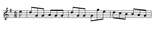 Rory O More (G) (with Coda) - staff notation