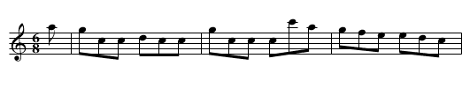Rory O More - staff notation