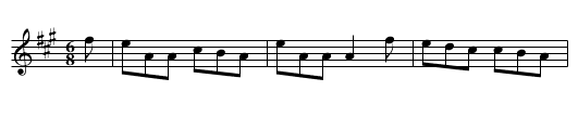 Rory O' More - staff notation