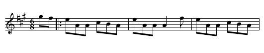 Rory O'More - staff notation