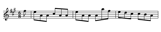 Rory O'More - staff notation