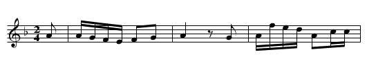 Rosanna - In Oxford lived a Lady fair - staff notation