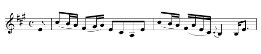 Rose Acre - staff notation