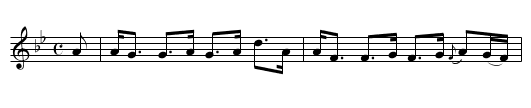 Rose bud by my early walk [2] (A) - staff notation