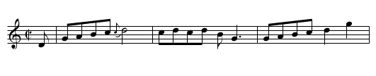 Rose for Polly, A - staff notation