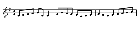 Rose Garden, The - staff notation