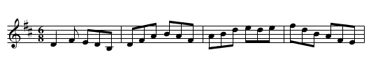 Rose in the Heather, The - staff notation