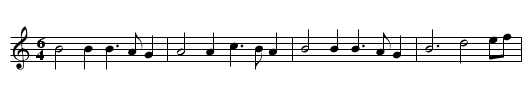 Rose Is White And Rose Is Red - staff notation